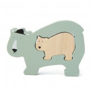 Trixie Babypuzzle Holz "Mr. Polar Bear" 