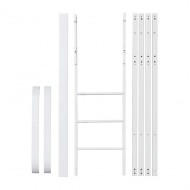 Oliver Furniture Wood Collection Umbauset von Mini+ in Mini+ halbhohes Bett in weiß