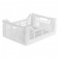 AY-KASA Klappbox medium in white - 40x30x14,5cm