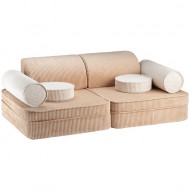 Wigiwama Kindersofa Seetee in brown sugar