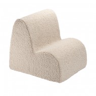 Wigiwama Cloud Chair `Biscuit´ aus Teddy-Stoff 60x50cm