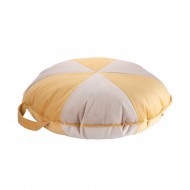 Wigiwama Cookie Sitzpouff aus Samt 62cm in 'salted caramel/dusty beige' 