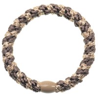 Kknekki Haargummi Mix aus Braun, Beige und Glitzer