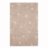 Lorena Canals waschbarer Teppich 'Mini Dot' in rose 100x150cm